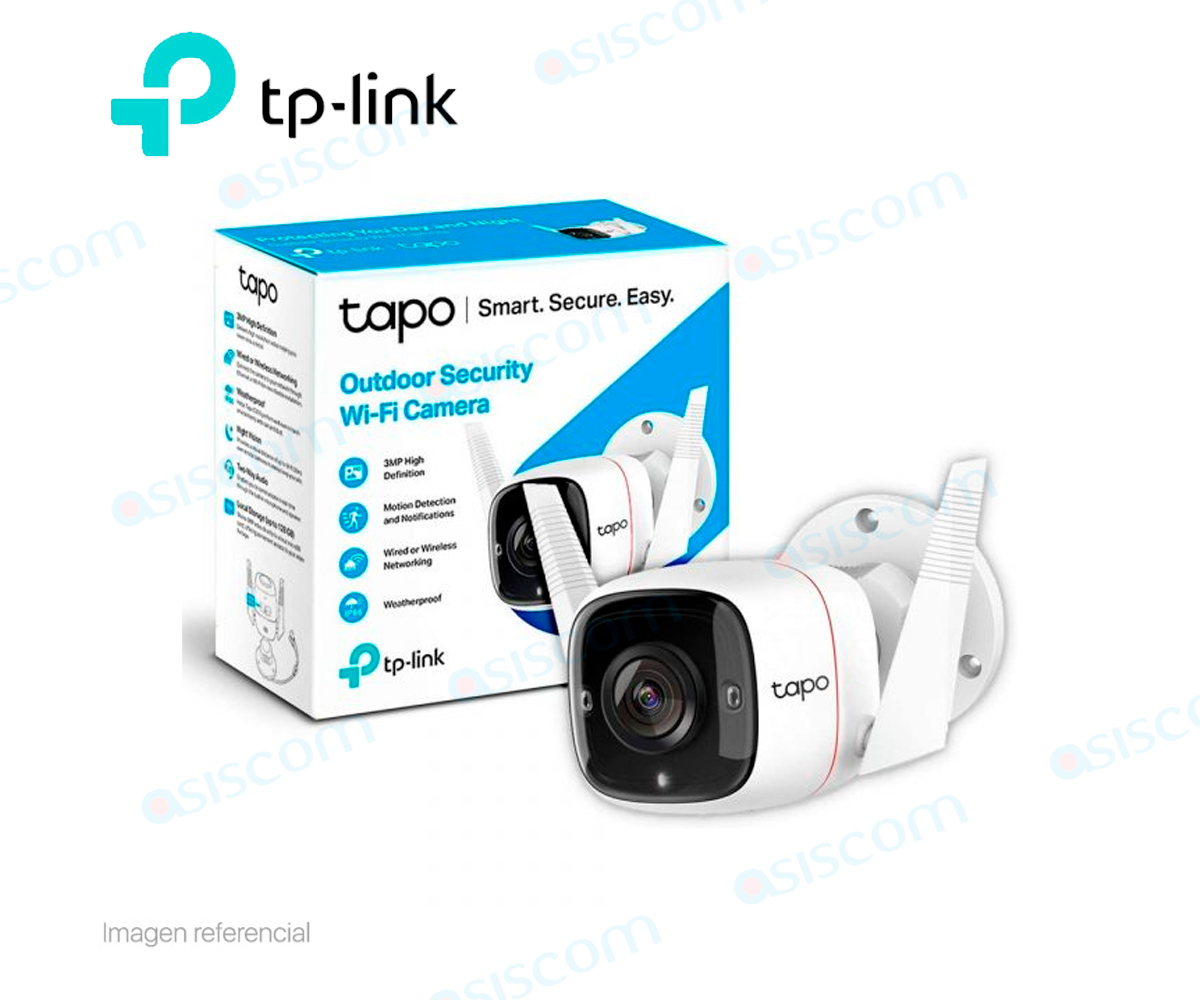 CAMARA DE VIDEO VIGILANCIA VIA WIFI TP-LINK TAPO C310 PARA EXTERIOR